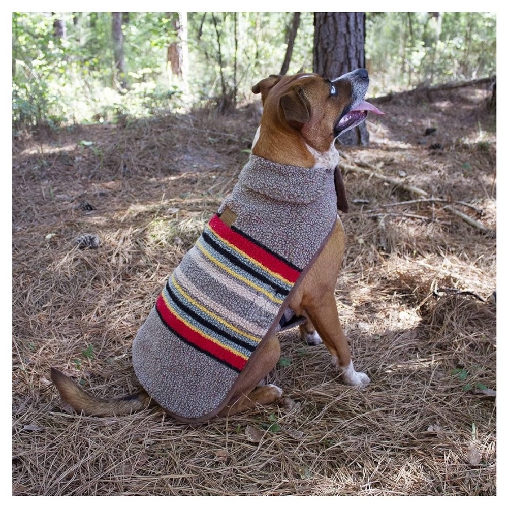 Carolina Pet Pendleton Yakima Umber Dog Coat Large